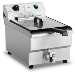 Royal Catering Elektro friteeraaja 16 l 6000 W 400 V poistoventtiilillä