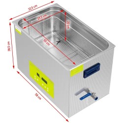 PROCLEAN 30.0S Ultraäänipesuri 30 l 40 kHz 600 W Degas-toiminto