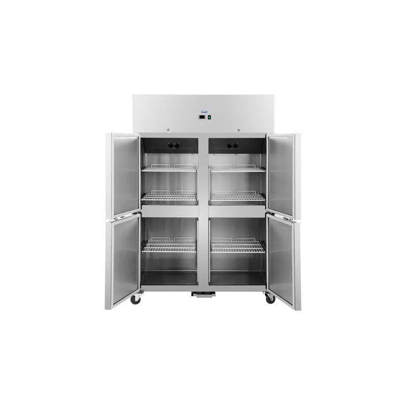 Royal Catering Gastro-jääkaappi 1160 l ruostumaton teräs 4 ovea