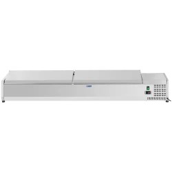 Royal Catering RCKV-180/39-S8 kylmävitriini 180 x 39 cm, 8 GN 1/3 astiaa