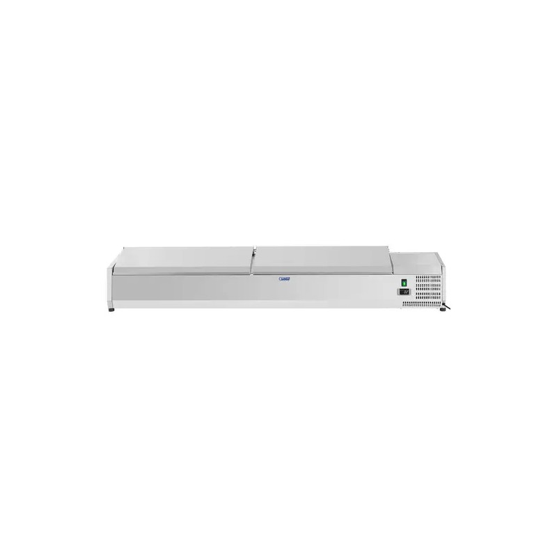 Royal Catering RCKV-180/39-S8 kylmävitriini 180 x 39 cm, 8 GN 1/3 astiaa