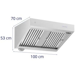 Royal Catering liesituuletin moottorilla 100 cm 1000 m³/h