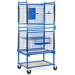 MSW RPS 500 Autokorinosien varaosavaunu 60 x 90 x 202 cm 220 kg