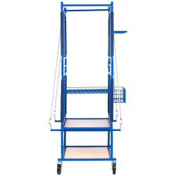 MSW-RPS-500 Autokorinosien varaosavaunu 60 x 90 x 202 cm 220 kg
