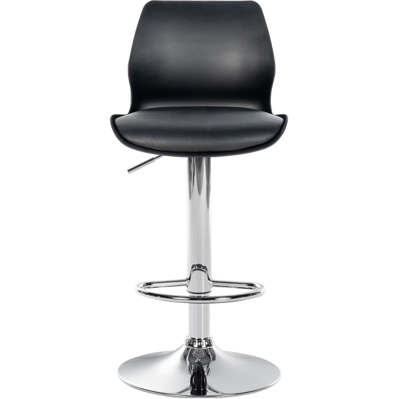 Gilbert säädettävä baarijakkara keinonahkainen kääntyvä istuin jalkatuella