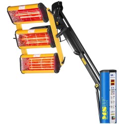 MSW IR-DRYER3000.1 Infrapunainen maalikuivuri 3300 W 3 lämmitintä 48 kg