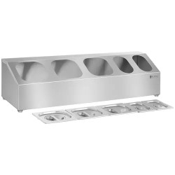 Royal Catering RCTS 1/6/1/9 GN-teline 5 kannella, ruostumaton teräs