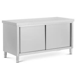 Royal Catering ECO ruostumattomasta teräksestä valmistettu läpilastauskaappi 160 x 70 cm
