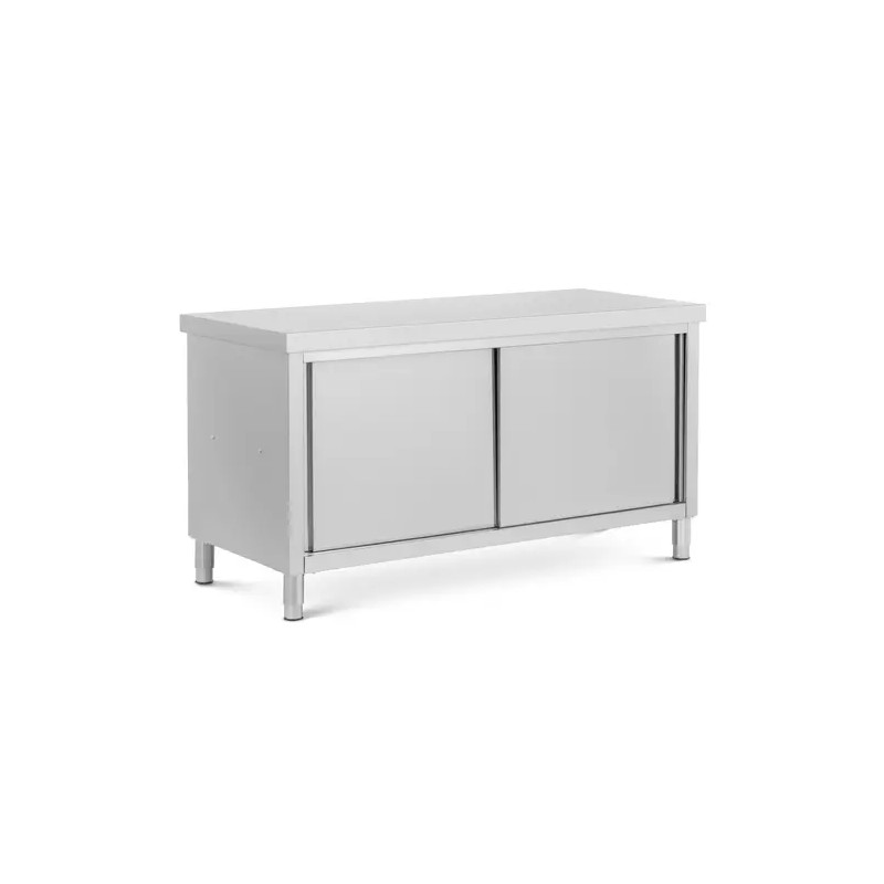 Royal Catering ECO ruostumattomasta teräksestä valmistettu läpilastauskaappi 160 x 70 cm