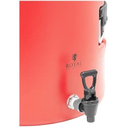 Royal Catering lämpöastia 30 l poistoventtiilillä
