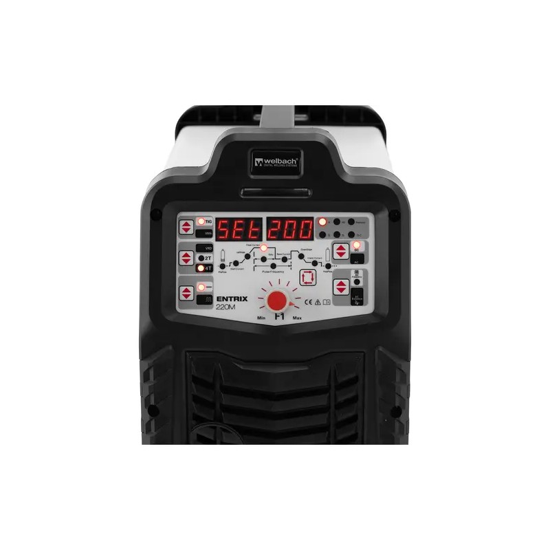 Hitsaussetti ALU-hitsauslaite 200 A ENTRIX 220M ja X-Metal-hitsauskypärä