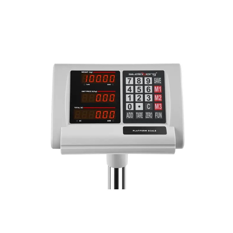 Steinberg Systems SBS-PF-100/10A tasapainovaaka 100 kg / 0,01 kg 40 x 30 cm LED
