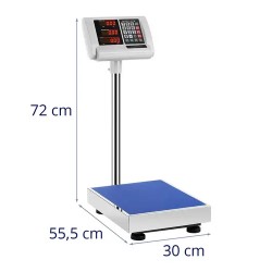 Steinberg Systems SBS-PF-100/10A tasapainovaaka 100 kg / 0,01 kg 40 x 30 cm LED