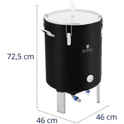 Fermentti 60 l, ruostumaton teräs, eristysvaippa, 0-40 °C