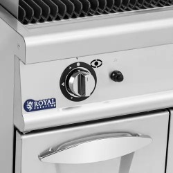 Royal Catering Pro 730 Series Lavasteingrilli 2 x 8 kW 50–460 °C 80 x 73 cm