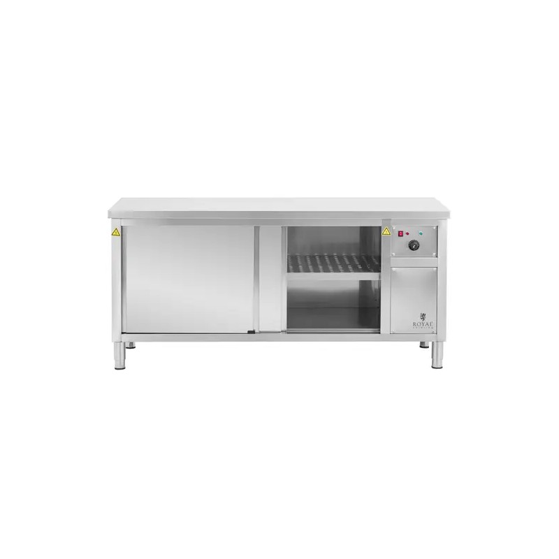 Royal Catering lämminpitokaappi 180 x 70 x 85 cm, 30–80 °C