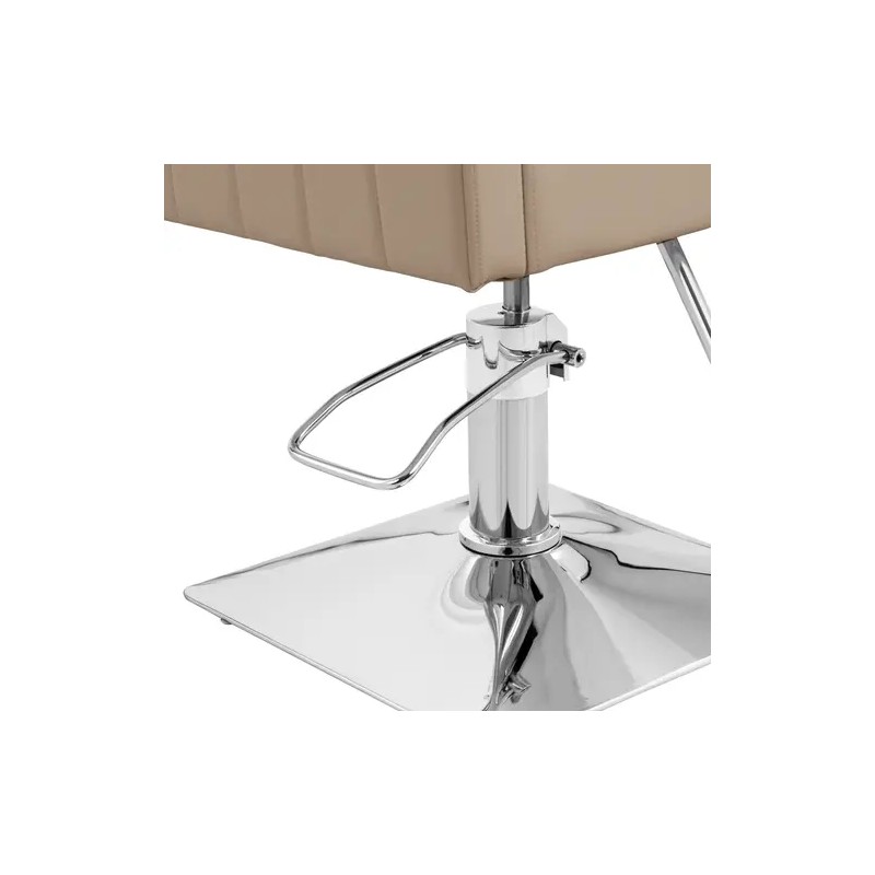 Ribbleton kampaajan tuoli jalkatukella, beige, istuinkorkeus 49-63 cm, max 150 kg