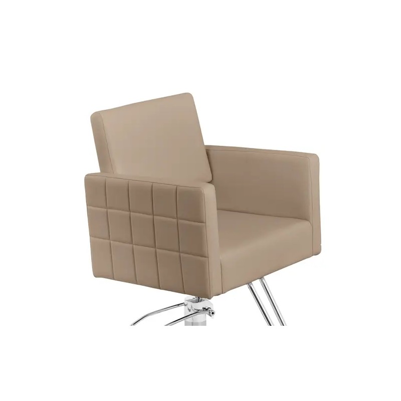 Ribbleton kampaajan tuoli jalkatukella, beige, istuinkorkeus 49-63 cm, max 150 kg