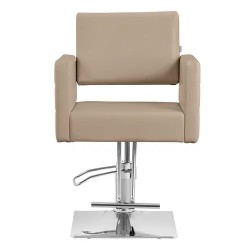 Ribbleton kampaajan tuoli jalkatukella, beige, istuinkorkeus 49-63 cm, max 150 kg