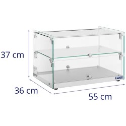 Royal Catering kakkuvitriini 50 l, 2 tasoa