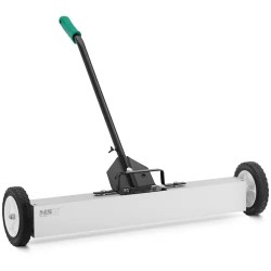 Magneettiharja 75 cm teleskooppivarrella 73 100 cm ja 18 cm pyörillä