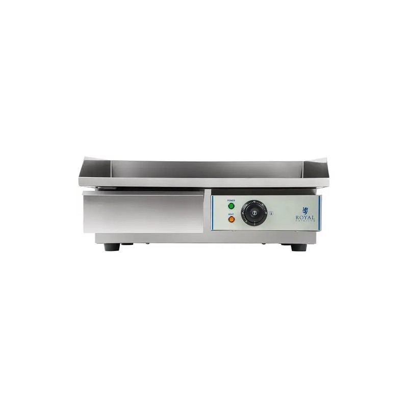 Royal Catering RCEG-55 sähkögrilli 55 cm sileä hiiliteräslevy 3000 W
