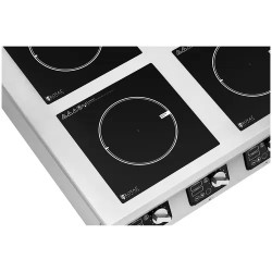 Royal Catering induktiokeittotaso, 4 x 3500 W, 4 x 20 cm, ajastin