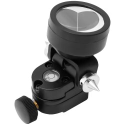 Miniprisma ja 1,26 m tanko, Ø 3,5 cm, hopeinen