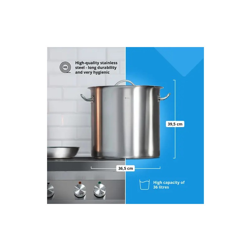 Royal Catering RCST-36LI4.1 Induktiokattila 36 l Ø 36 cm
