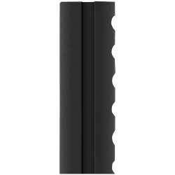 Reunalista Ring-kumimatolle 110050276, 95 x 6 x 1 cm, musta