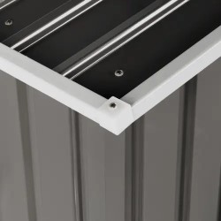 Uniprodo metallinen pihavarasto 313 x 179 x 258 cm
