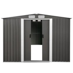 Uniprodo metallinen pihavarasto 313 x 179 x 258 cm