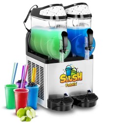 Royal Catering Slush kone 2 x 12 l LED valaistuksella
