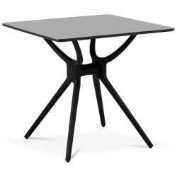 Fromm Starck neliöpöytä 80 x 80 cm musta