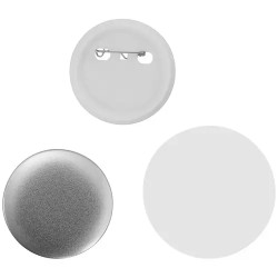 Uniprodo Button-aihiot 58 mm, 1 000 kpl