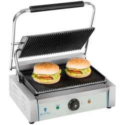 Kontaktgrilli 2200 W uritetuilla valurautalevyillä