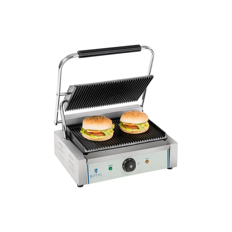 Kontaktgrilli 2200 W uritetuilla valurautalevyillä