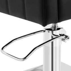 Ribbleton kampaajatuoli jalkatukella, istuinkorkeus 49-63 cm, 150 kg, musta