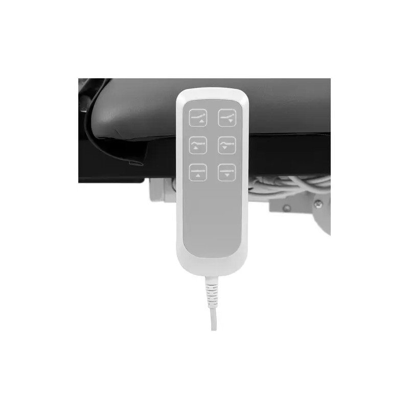 Sähköinen hierontapöytä 3 moottoria 300 W 185 x 67 cm musta/harmaa