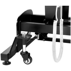 Sähköinen hierontapöytä 3 moottoria 300 W 185 x 67 cm musta/harmaa