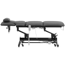 Sähköinen hierontapöytä 3 moottoria 300 W 185 x 67 cm musta/harmaa
