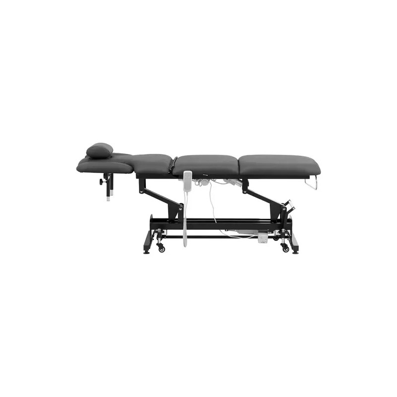 Sähköinen hierontapöytä 3 moottoria 300 W 185 x 67 cm musta/harmaa