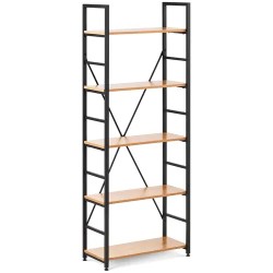 Fromm Starck kirjahylly 60 x 28 x 150 5 cm musta 11 2 kg