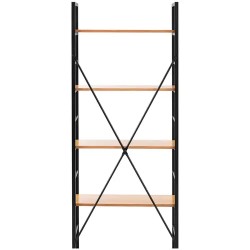 Fromm & Starck kirjahylly 60 x 28 x 150,5 cm, musta 11.2 kg