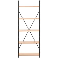 Fromm & Starck kirjahylly 60 x 28 x 150,5 cm, musta 11.2 kg