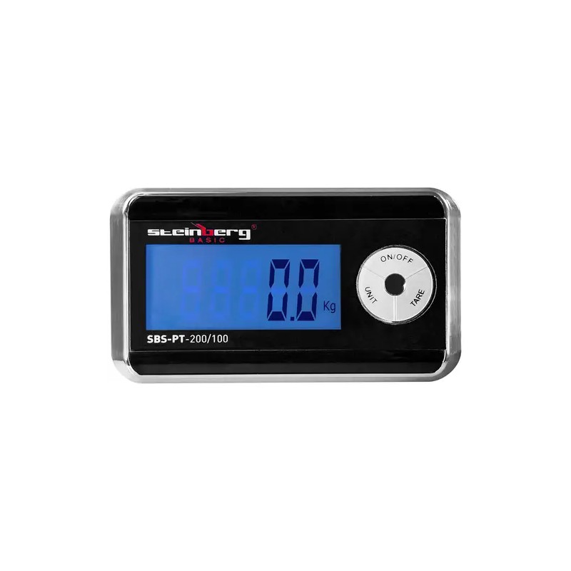Digitaalinen pakettivaaka SBS-PT-200/100, 200 kg / 100 g, ulkoinen LCD-näyttö