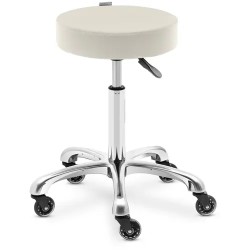 Pyöräjakkara Worcester Beige korkeussäädettävä 530 710 mm 150 kg