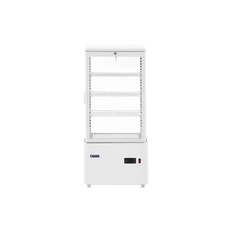 Royal Catering RCCC-78-WT kylmähyllyvitriini 78 l valkoinen