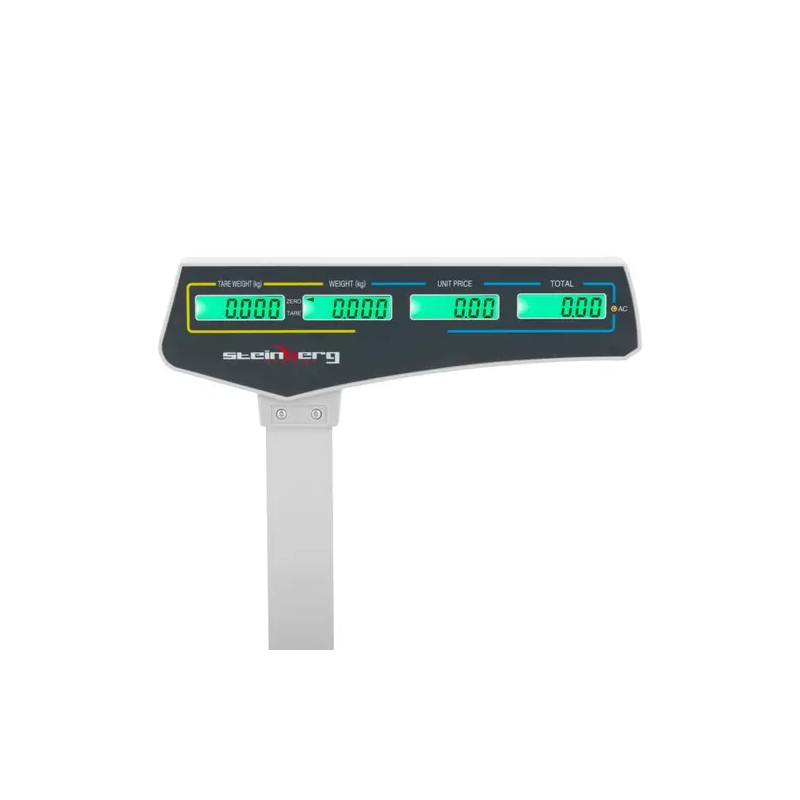 Steinberg Systems Kontrollivaaka 30 kg / 15 g etiketitulostimella 38 x 26,5 cm LCD