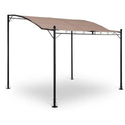 Uniprodo terassipaviljonki 2 6 x 3 m beige